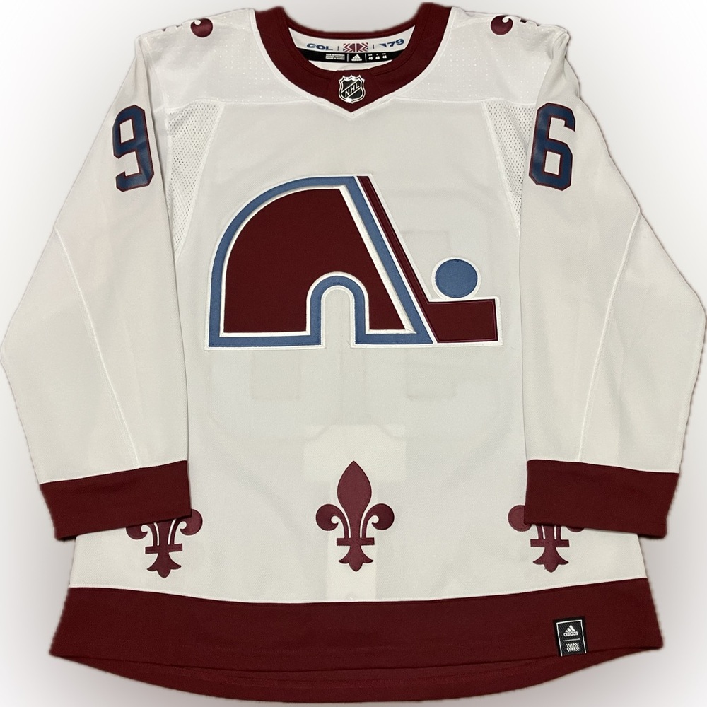 Colorado Avalanche Mikko Rantanen Reverse Retro 1.0 Adidas NHL Hockey Jersey 46